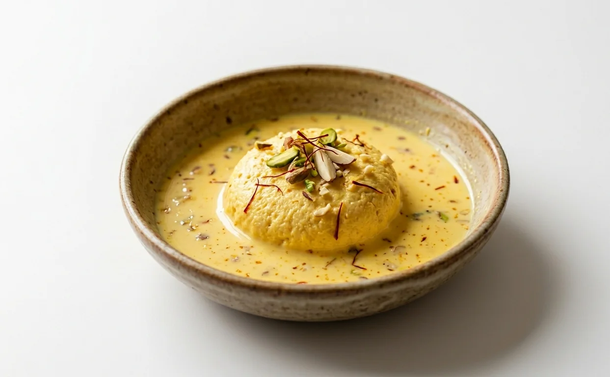 Kesar Rasmalai (per piece) view 1